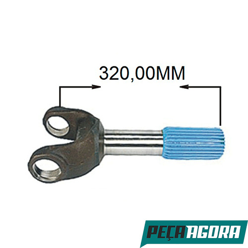 PONTUVA CARDAN ACO  MERCEDES O 370/ O 371 (CRUZETA 5-12062X) (821564C)