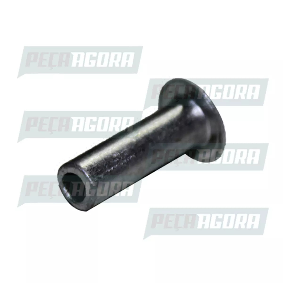 1000 REBITE FREIO 10 X 12MM ALUMINIO SEMI TUBULAR    (1012AS,)