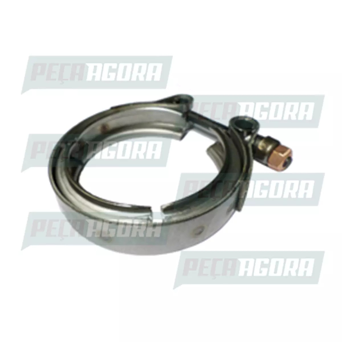ABRACADEIRA SAIDA CONEXAO TURBO ESCAPAMENTO MWM 9MM SUPRENS VW 13180E 15180E CON