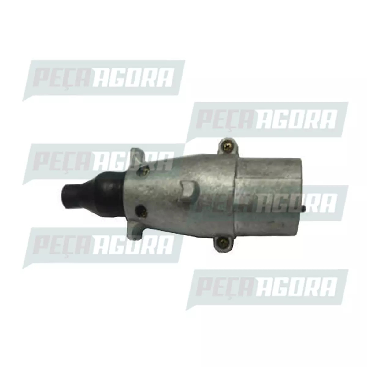 TOMADA ELETRICA MACHO 7 POLOS REDONDA ALUMINIO (4200)