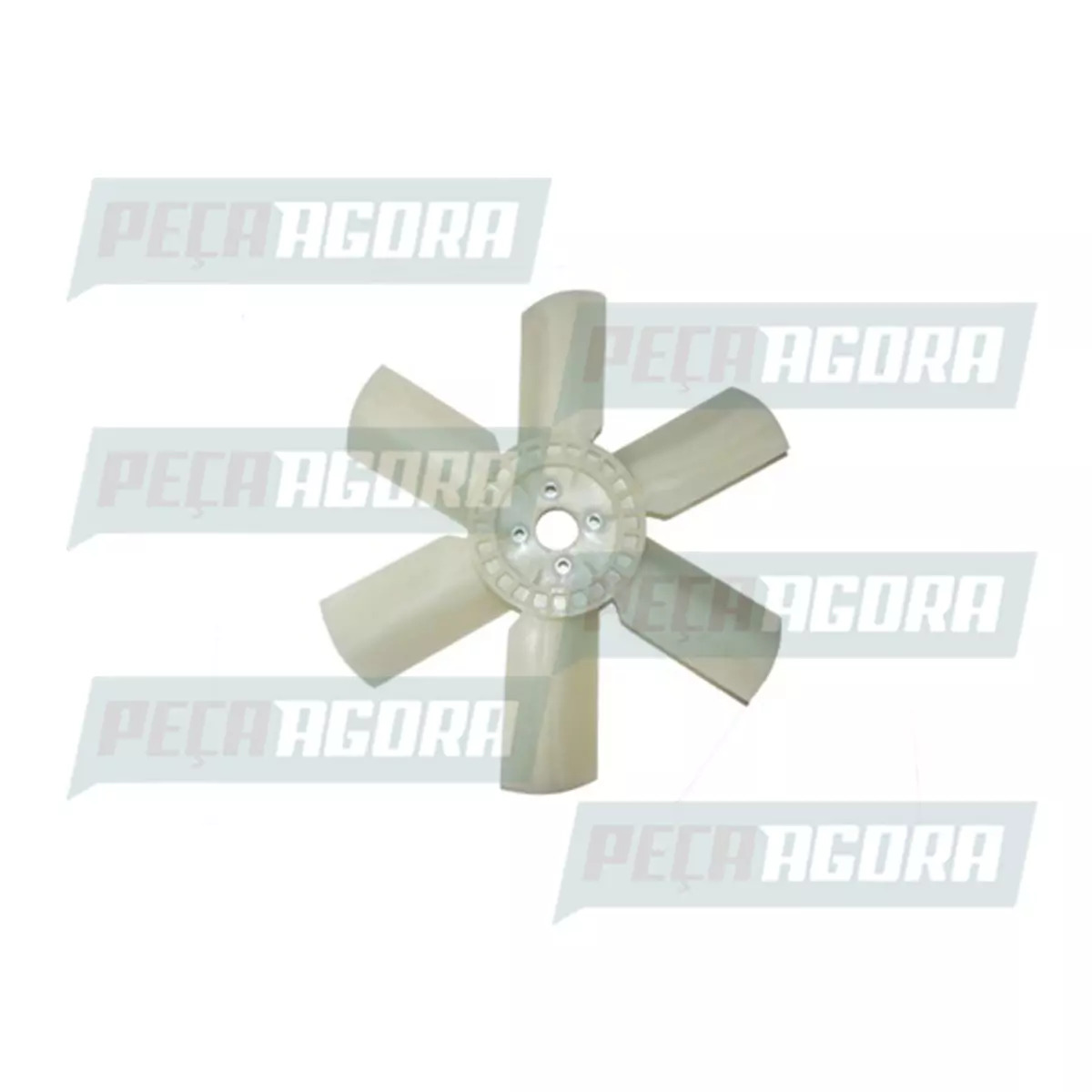 HELICE RADIADOR MOTOR VW 7.100 8.100 8.140 8.140CO CE MWM 4.10 6 PAS PLASTICA (2