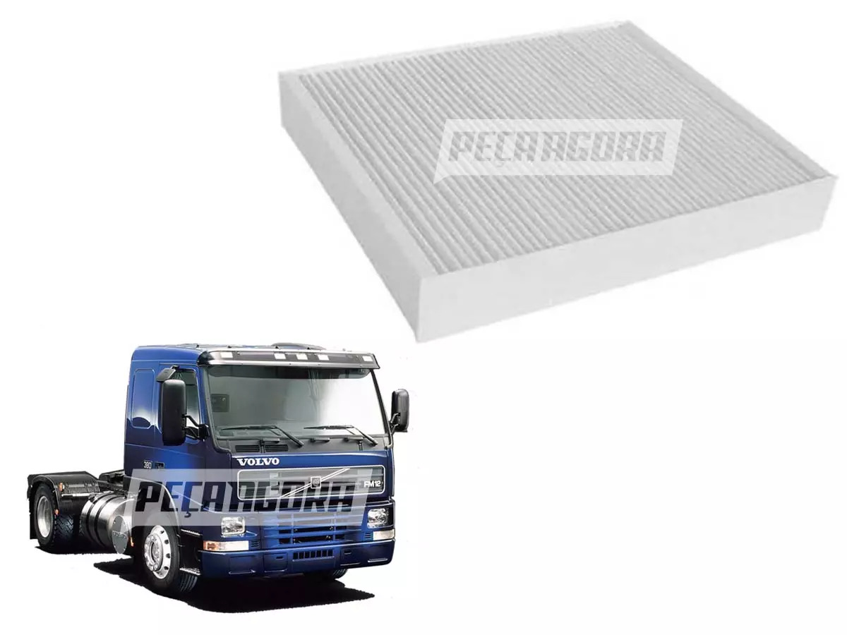 FILTRO DE CABINE VOLVO FH FM 197x197 MM (RC150385)