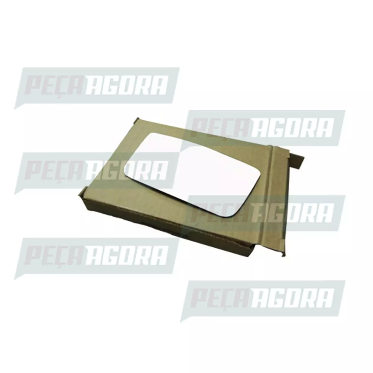 VIDRO INFERIOR ESPELHO RETROVISOR EXTERNO FORD CARGO 712 815E 1317E 1517E1 1717E