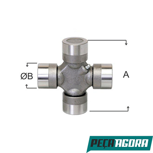 CRUZETA CARDAN PARA SCANIA L 75 VOLVO B 7 R  FIAT ALLIS  (77277)