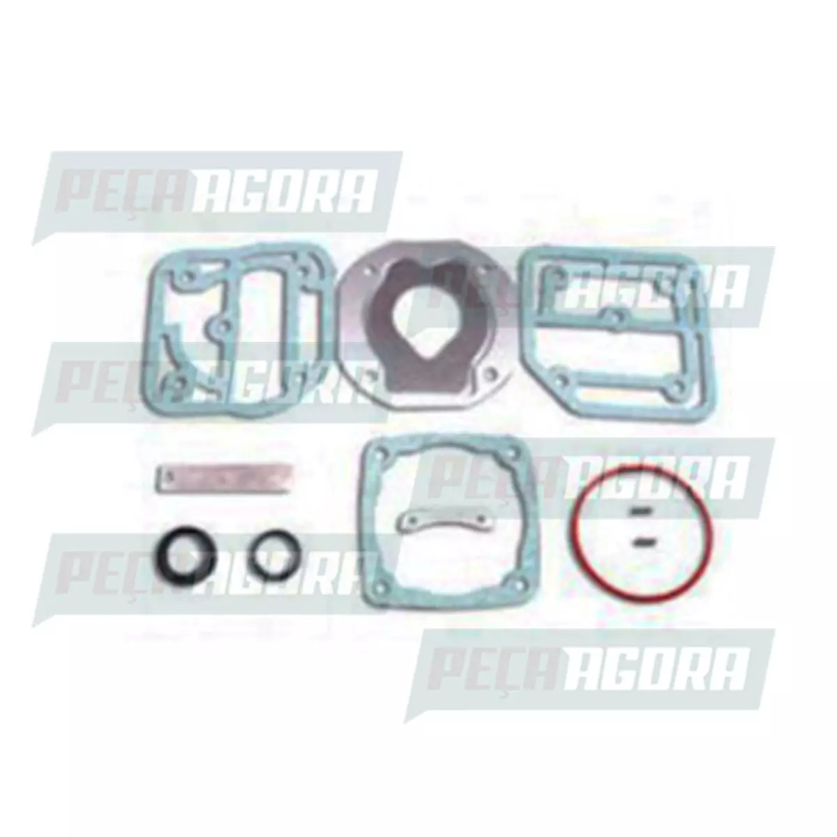 REPARO CABECOTE COMPRESSOR AR LK38 JUNTA LÂMINA MBB 1721 LK1621 OF1620 (5866743