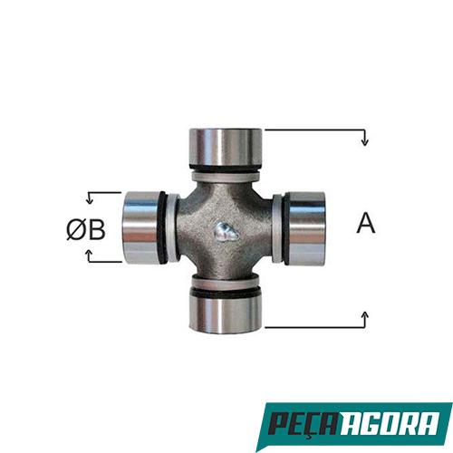 CRUZETA CARDAN A 120,30 B 45,00 MB MERCEDES BENZ 1519/ 2219 (3044100031)