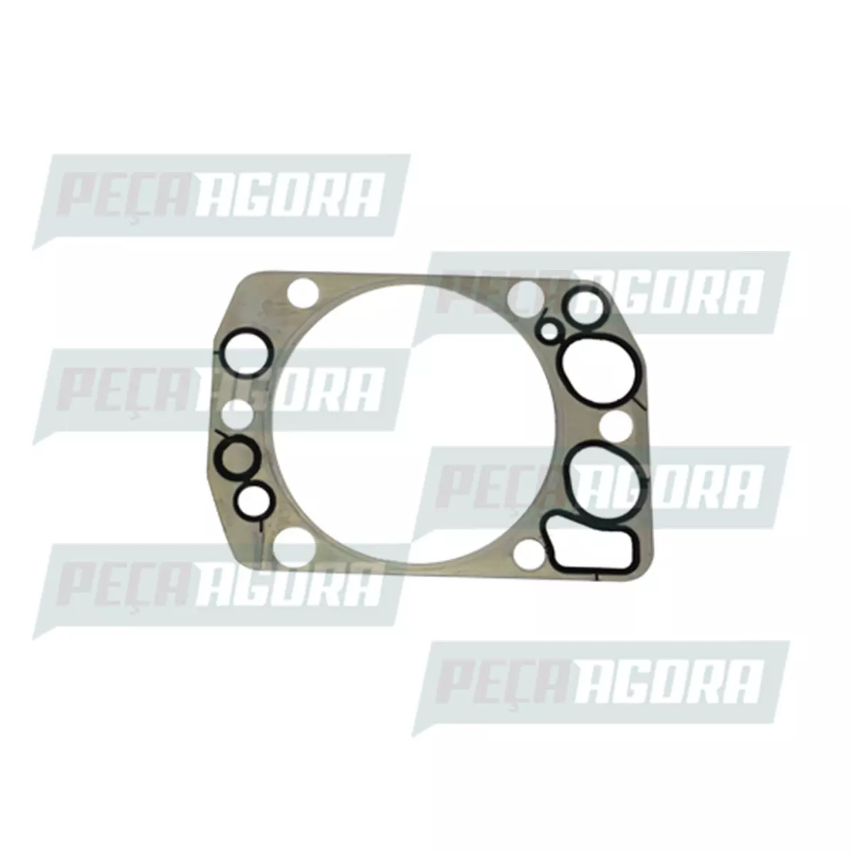 JUNTA CABECOTE MOTOR MBB OM447LA 6 CIL OM449 5 CIL 1,25MM 143,50MM DIAMETRO (442