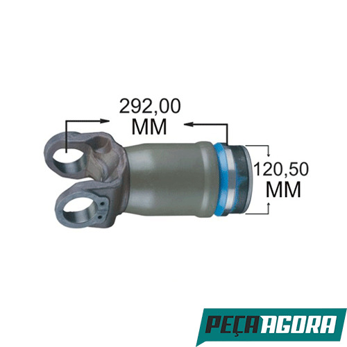 PONTUVA E LUVEIRA CARDAN PARA IVECO VOLVO FM 10/ FM 12/ NH 12 (5800310041X)