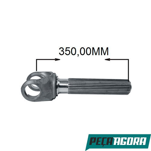 PONTUVA CARDAN ACO MERCEDES AXOR 2640S/ 2644S 6X2/ 3340 (L41143)
