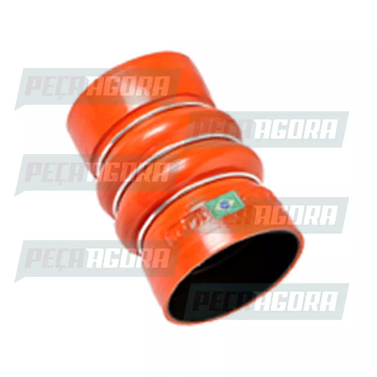 MANGUEIRA INTERCOOLER LADO QUENTE 76X32 VW 19.320E 19.370 25.320 25.370E 26.260 