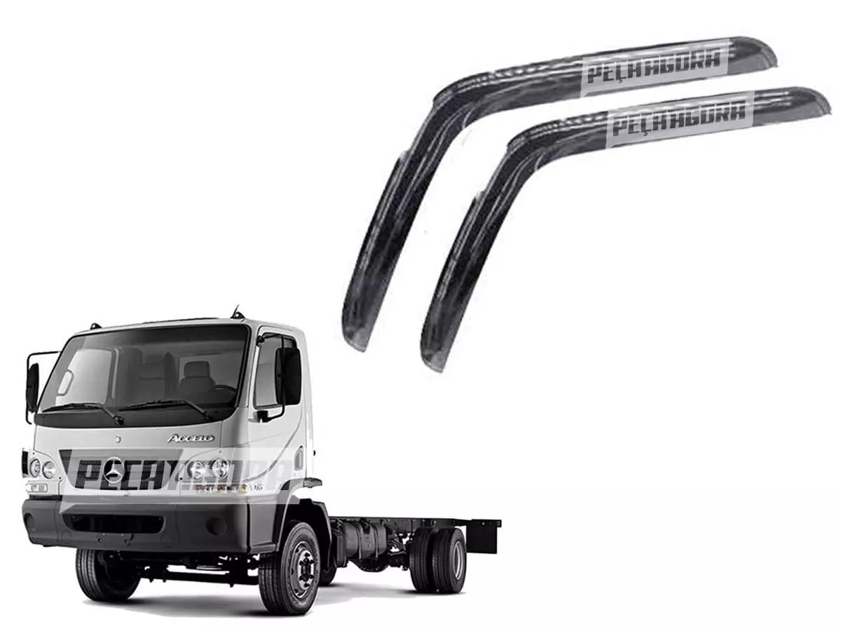 PAR CALHA CHUVA MB 915C 1016 ACCELO   ''L'' 2013 FUME ORIGINAL (437107)