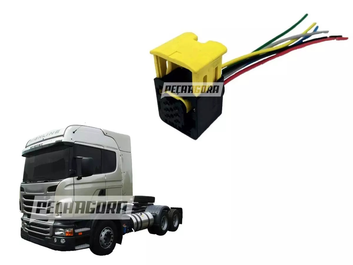 CHICOTE LANTERNA SETA PISCA DIANTEIRA PARA SCANIA 6 VIAS ETE5970 (ETE5970)