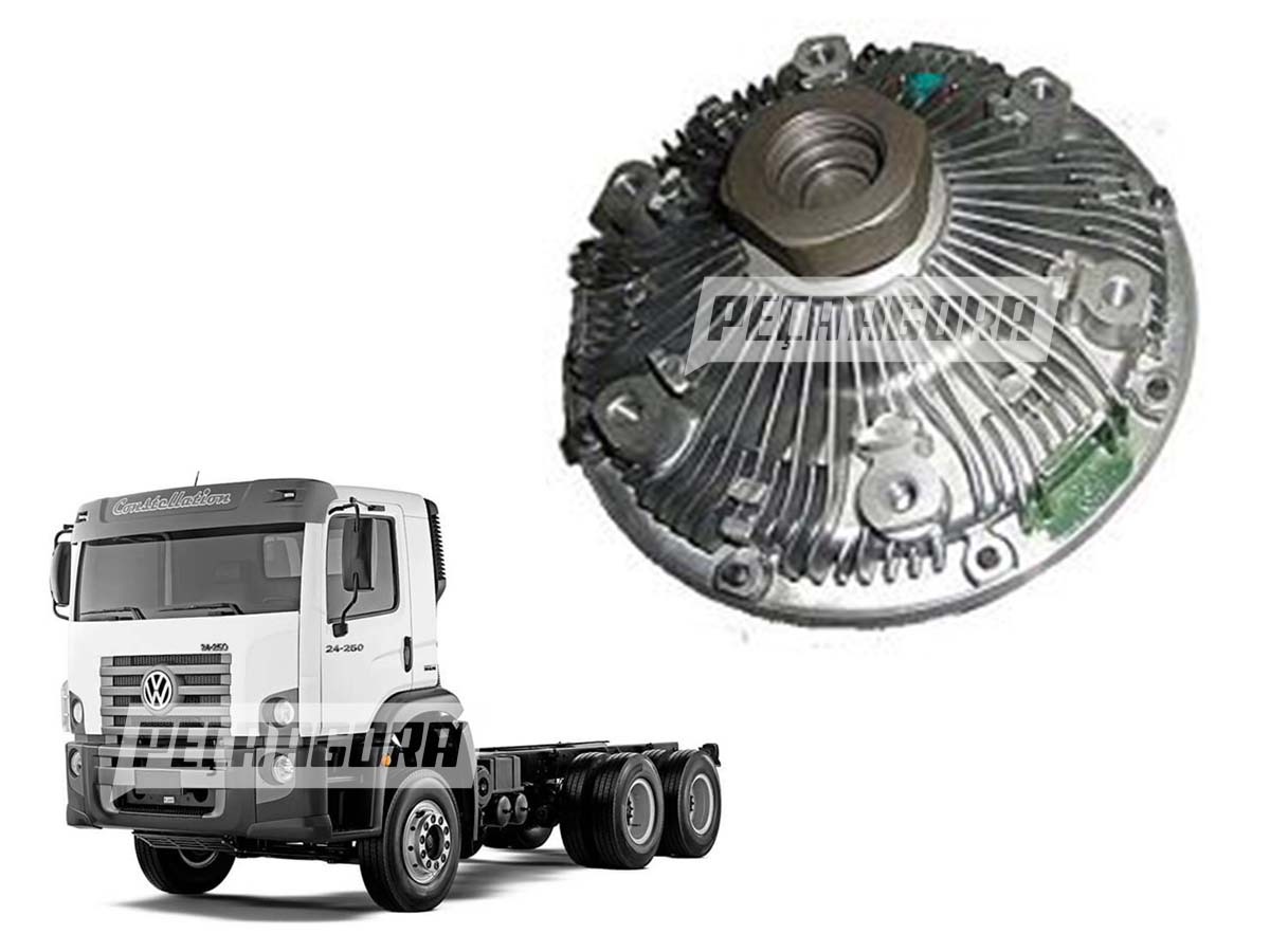 EMBREAGEM VISCOSA VW 24250 17300 26300 17310 18310 23310 26310 31310 40300 TITAN