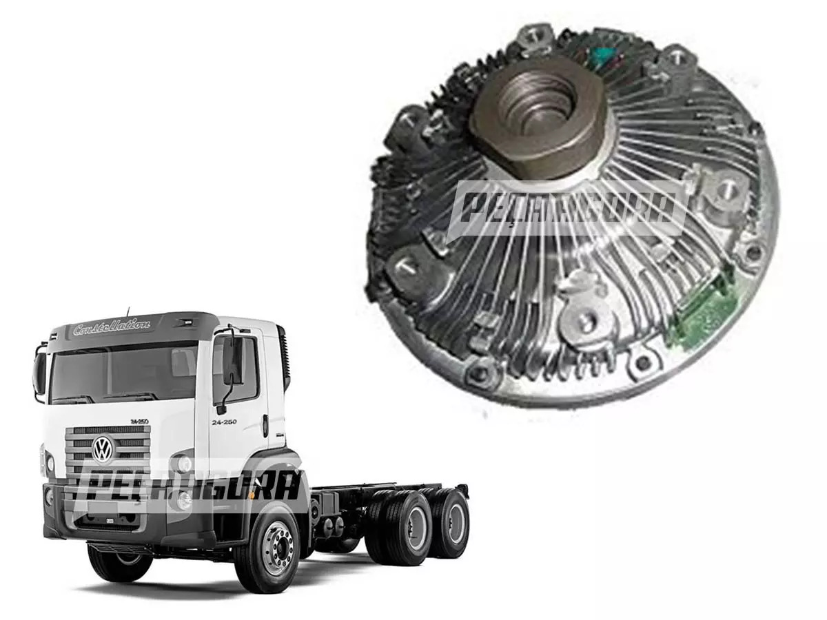 EMBREAGEM VISCOSA VW 24250 17300 26300 17310 18310 23310 26310 31310 40300 TITAN