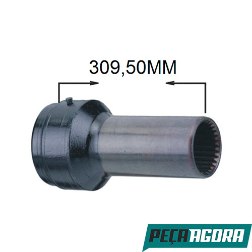 LUVEIRA CARDAN ACO  MERCEDES LS 1935 CHASSI PRETO (97/ 2635 MB (L41144)