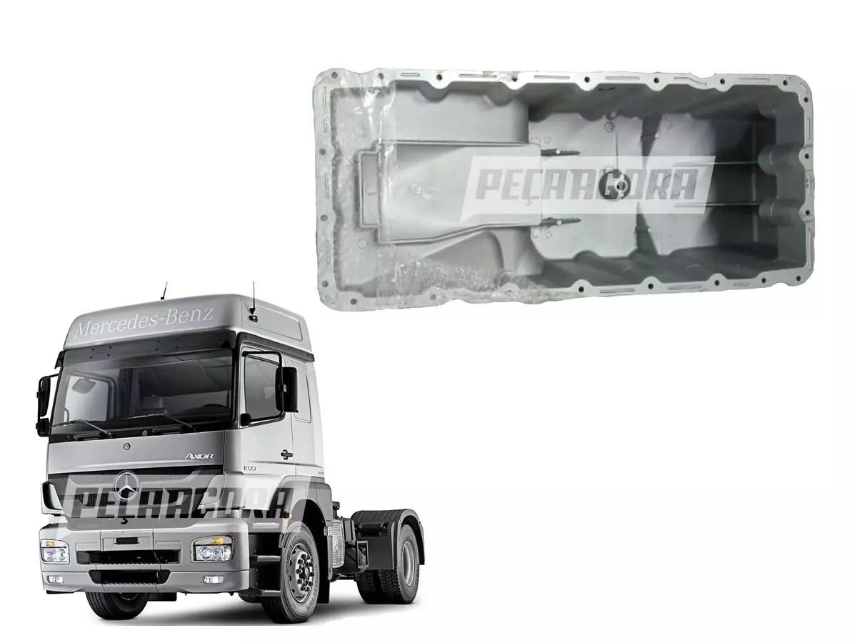 CARTER MOTOR ALUMINIO MB OM906 OM926 ATEGO AXOR 1718 1723 1725 1728 1933 2423 24