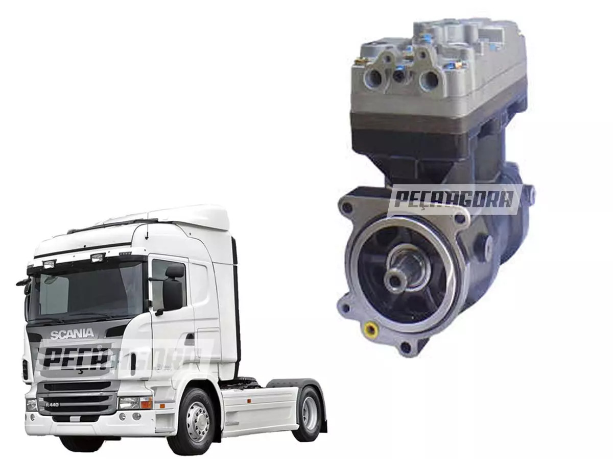 COMPRESSOR DE AR PARA SCANIA SERIE 5 F230 G380 G420 G440 G470 K270 K310 K340 K42
