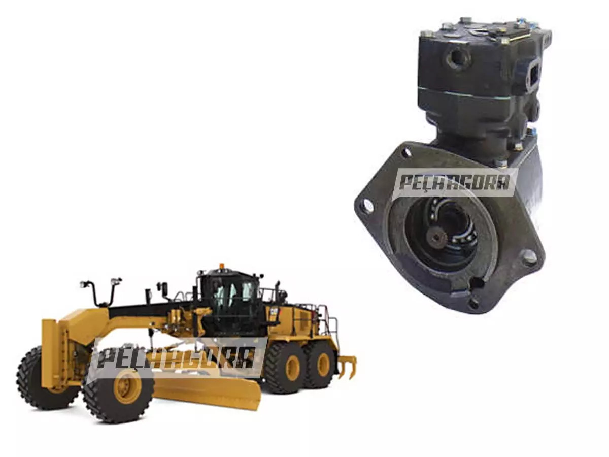 COMPRESSOR DE AR EL1300 CATERPILLAR MOTONIVELADORA 1984 EM DIANTE (RCCS00048)