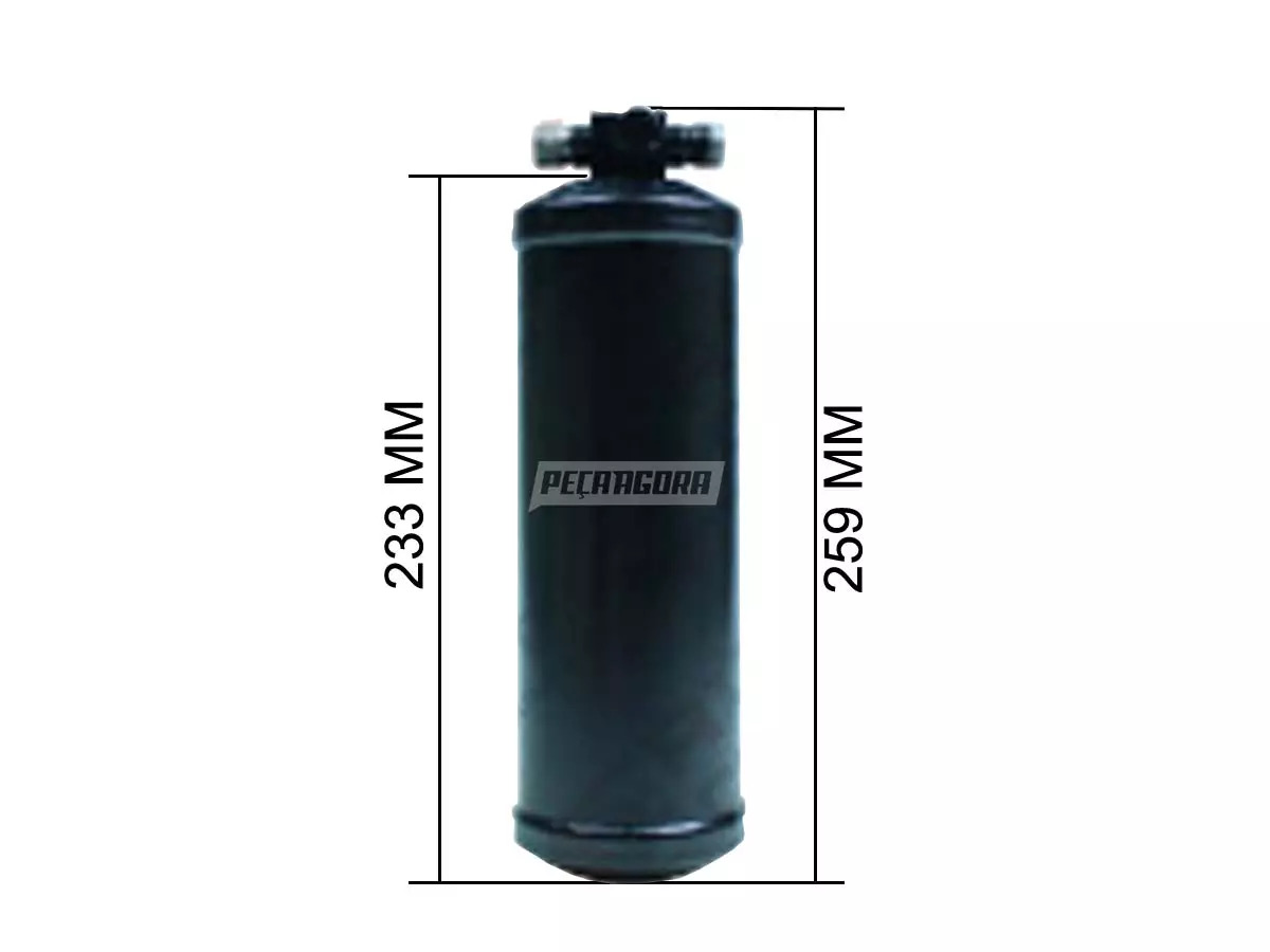 FILTRO SECADOR MAQUINA AGRICOLA PARA NEW HOLLAND 3/8x3/8 ORING R134A (RC150090)