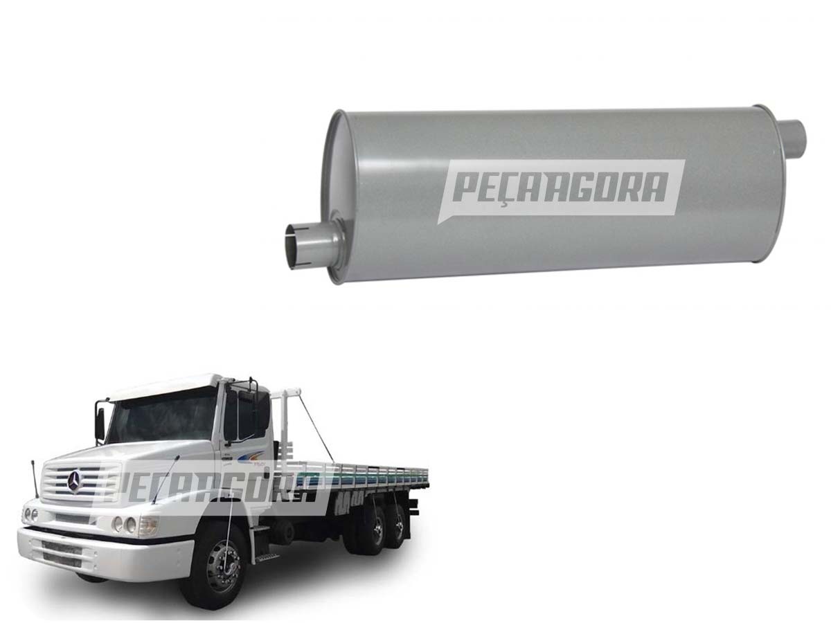 SILENCIOSO ESCAPAMENTO MB 1718 1620 ELETRONICO MERCEDES BENZ (6934900601)