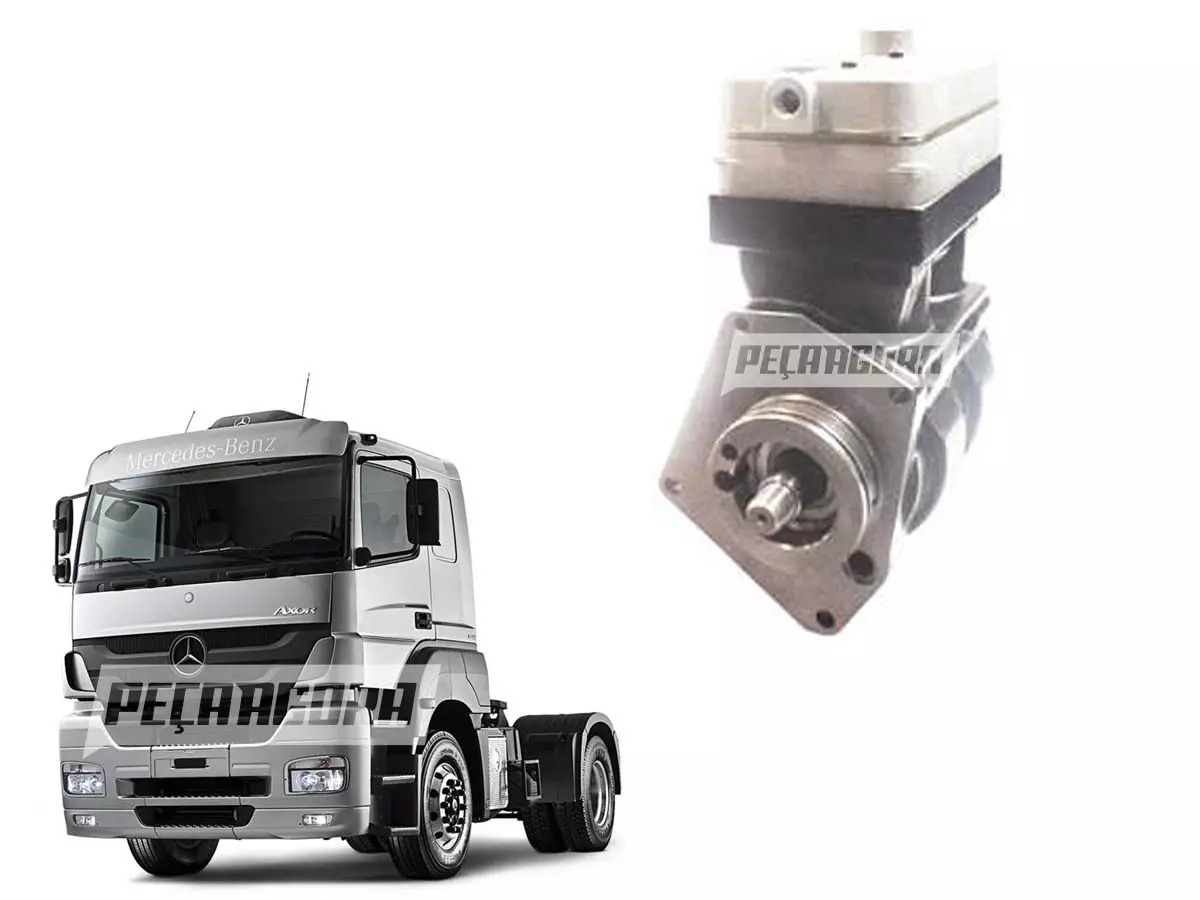 COMPRESSOR DE AR MB AXOR TODOS COM MOTOR OM457 MERCEDES BENZ (9125101040BB)