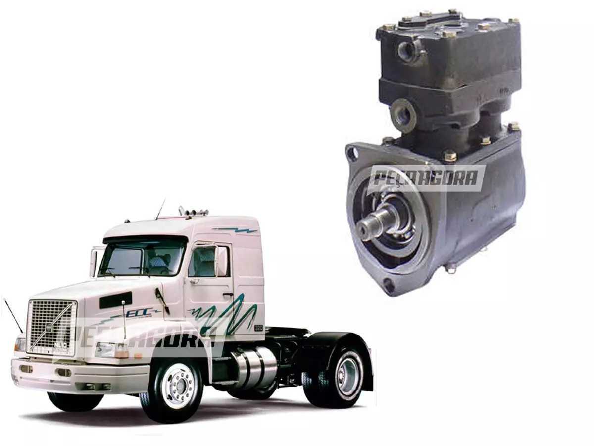 COMPRESSOR DE AR EL1600 VOLVO N10 1980 A 1988 B10M 1987 EM DIANTE NL10 NL12 1989