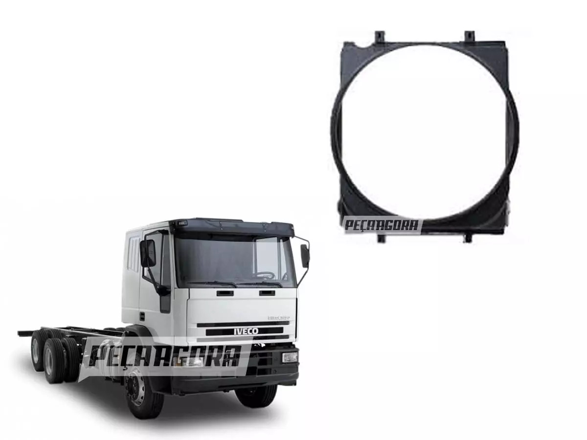 DEFLETOR RADIADOR INTERCOOLER  PARA IVECO EUROCARGO TECTOR  (500361637)