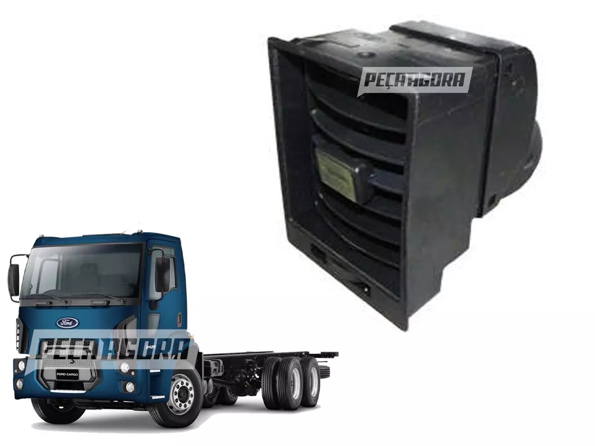GRADE CENTRAL DIFUSOR VENTILACAO AR CONDICIONADO FORD CARGO 712 814 815 915 1215