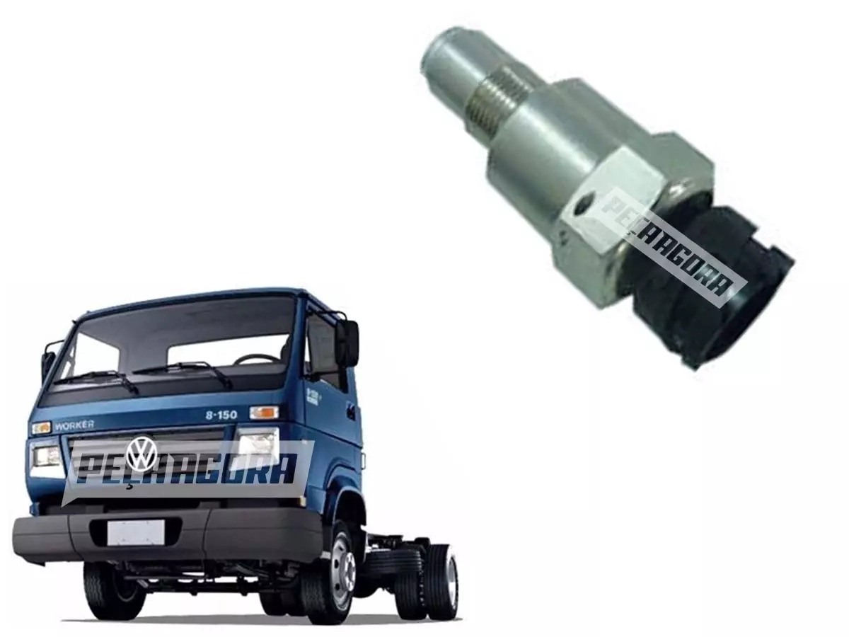 SENSOR VELOCIDADE INDUTIVO 4 PINOS REDONDO VW 8150 CONSTELLATION 15190 17190 VOL
