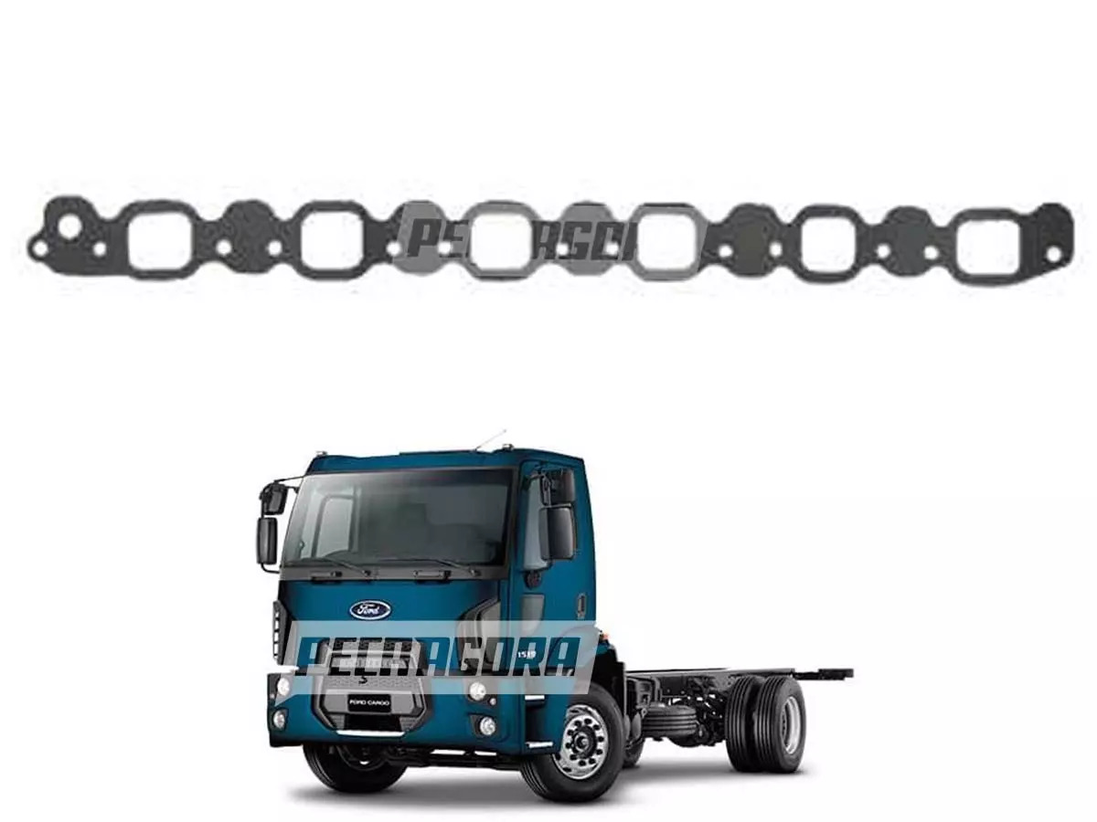 JUNTA COLETOR ADMISSAO FORD CARGO TODOS COM MOTOR FTO 6 FASE 1 (E6HN9439AA)