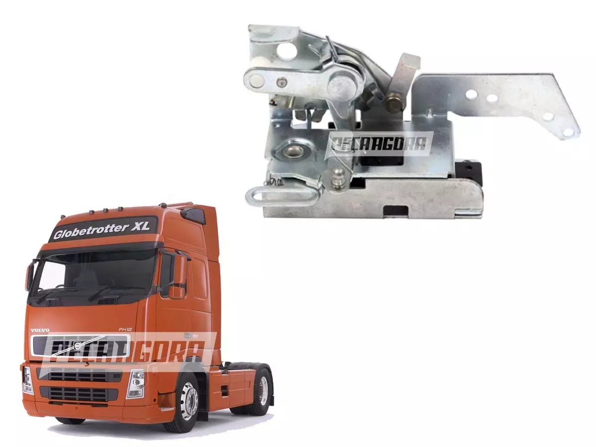 FECHADURA INTERNA PORTA LD ELETRICA MANUAL VOLVO FH DIREITA 2003 A 2009 (2058832