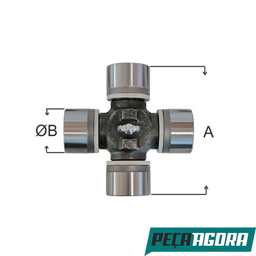 CRUZETA CARDAN A 138,80 B 49,20 MB MERCEDES  VOLVO VM230  (4103931)