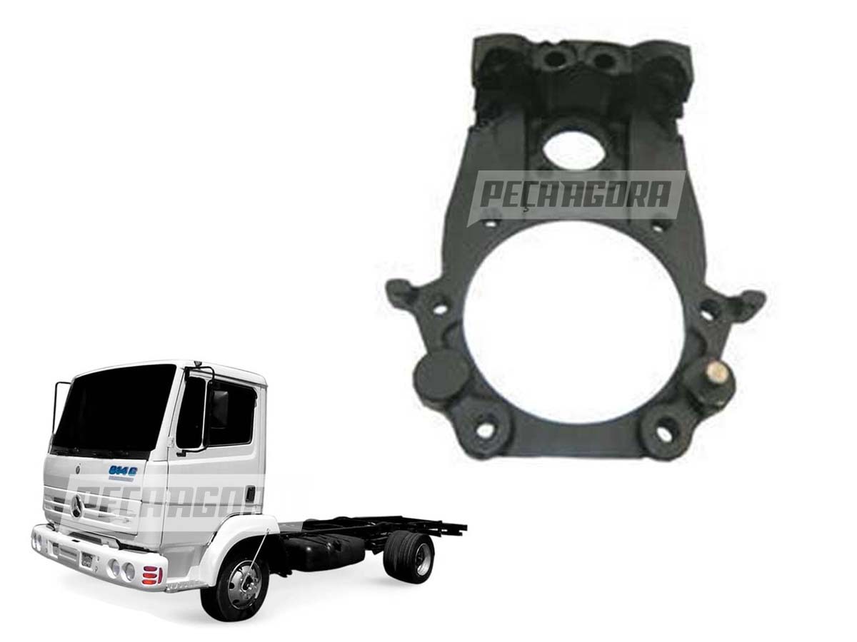 SUPORTE PATIM SAPATA TRASEIRO LD MB 709 710 712 812 814 912 914 MERCEDES BENZ (6