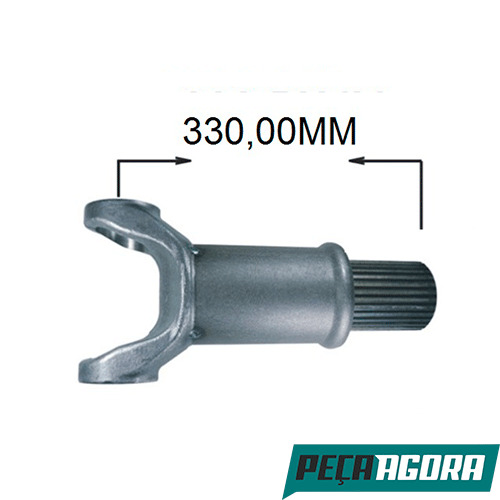 PONTUVA CARDAN ACO 34 ESTRIAS PARA SCANIA P 500  (S643)