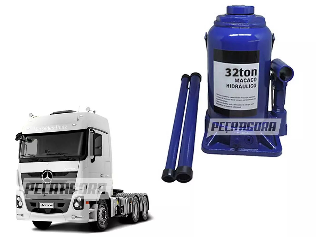 MACACO HIDRAULICO 32 TONELADAS FORD 4432E 2932E 5032E IVECO STRALIS TECTOR MB AX