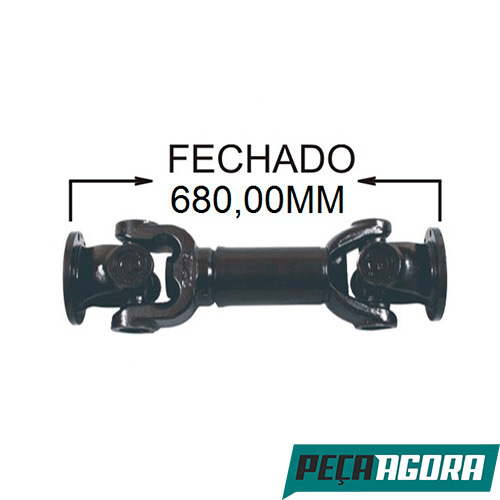CARDAN COMPLETO ENTRE EIXO 680MM MERCEDES 2219/ 2220/ 2318 (L41171P)