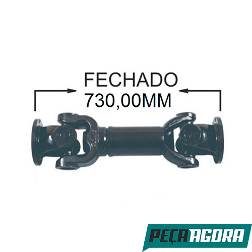 CARDAN COMPLETO ENTRE EIXO 730MM MERCEDES 2219/ 2220/ 2318  (L41171Q)