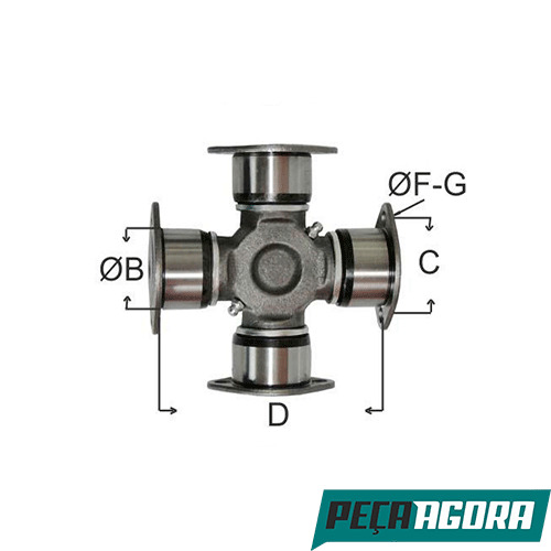 CRUZETA CARDAN VW VOLKSWAGEN 24220/ 24250/ 26300 FORD  (TMJ521353A)