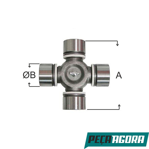 CRUZETA CARDAN A 164,00 B 55,00 MB MERCEDES BENZ VOLVO FM 10 (4103631)
