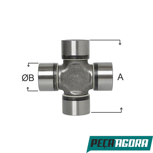 CRUZETA CARDAN A 132,90 B 52,00 MB MERCEDES BENZ 1924 O370 (3354100031)