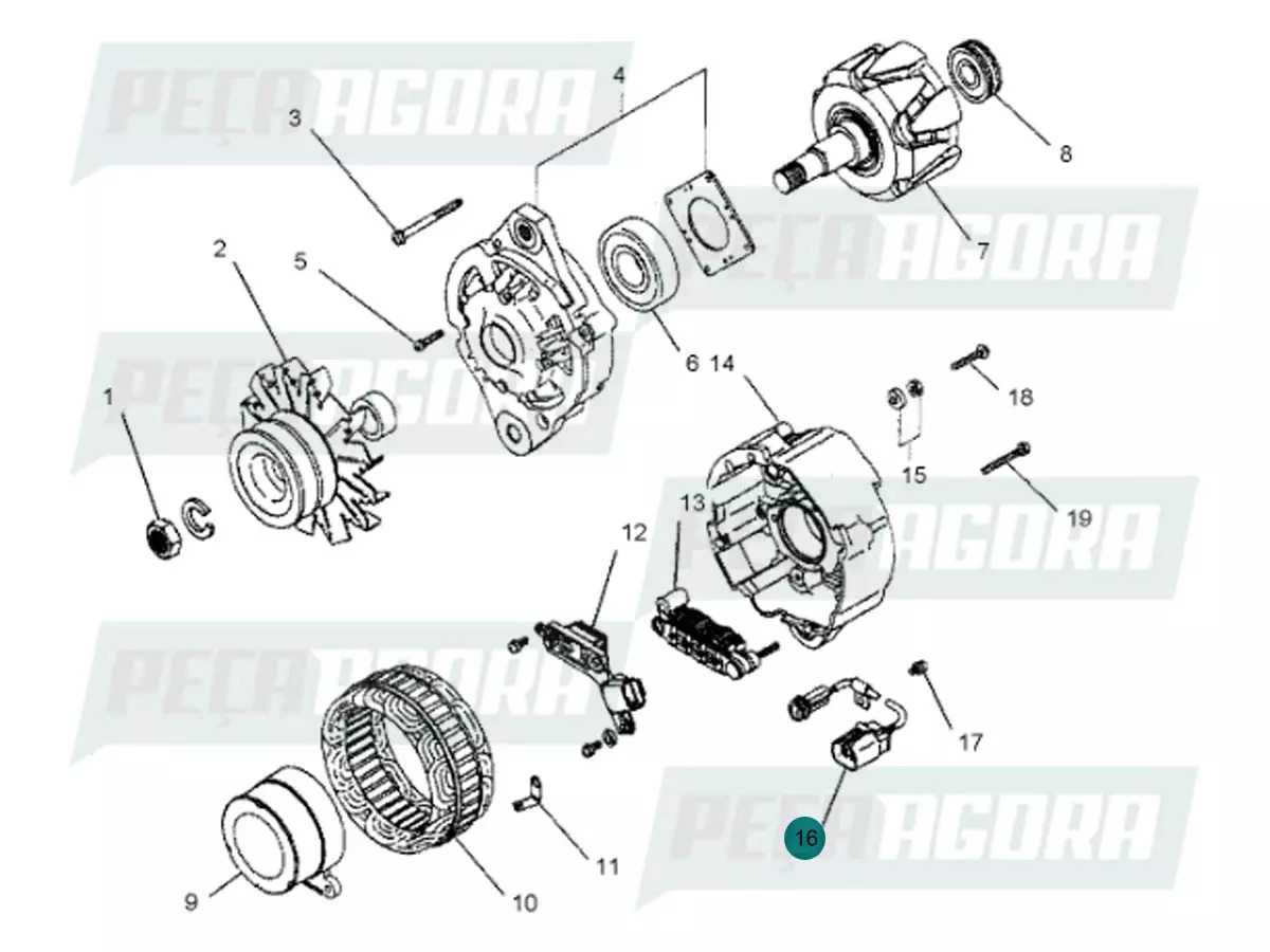 CABO CONECTOR CATERPILLAR 320D 311 312 313 314 315 CAT (5I8080)