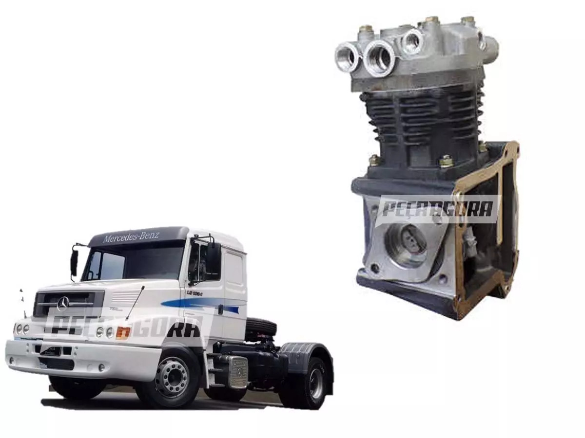 COMPRESSOR DE AR BR 400 MB OM447 OM449 LS1625 LS1630 LS1935 LS1941 O400 O370 O37