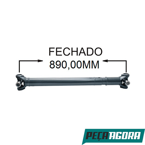 CARDAN COMPLETO 890MM  PARA SCANIA PGR / P 640 (2082995)