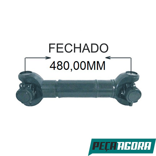 CARDAN COMPLETO ENTRE EIXO 480MM PARA SCANIA 113 ( PROJETO LNG) (S444)