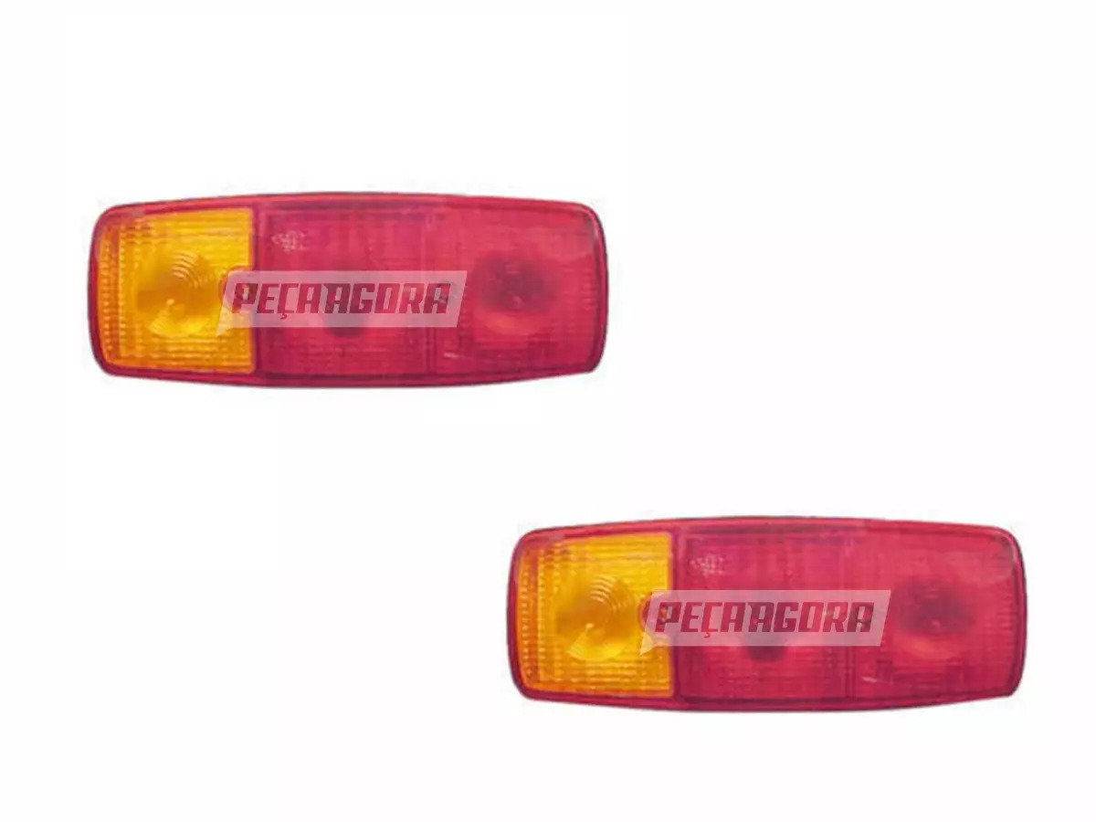 PAR LENTE LANTERNA TRASEIRA RETANGULAR MB L 1929 1932 (P.0085440090)