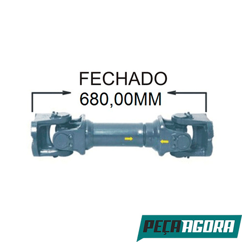 CARDAN COMPLETO ENTRE EIXO 680MM VOLVO FH 12/ FH 16/ FM 12  (20476719)