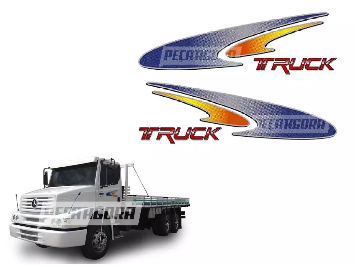 KIT FAIXA LATERAL ''TRUCK'' MB 1620 2004 MERCEDES BENZ (33150100)