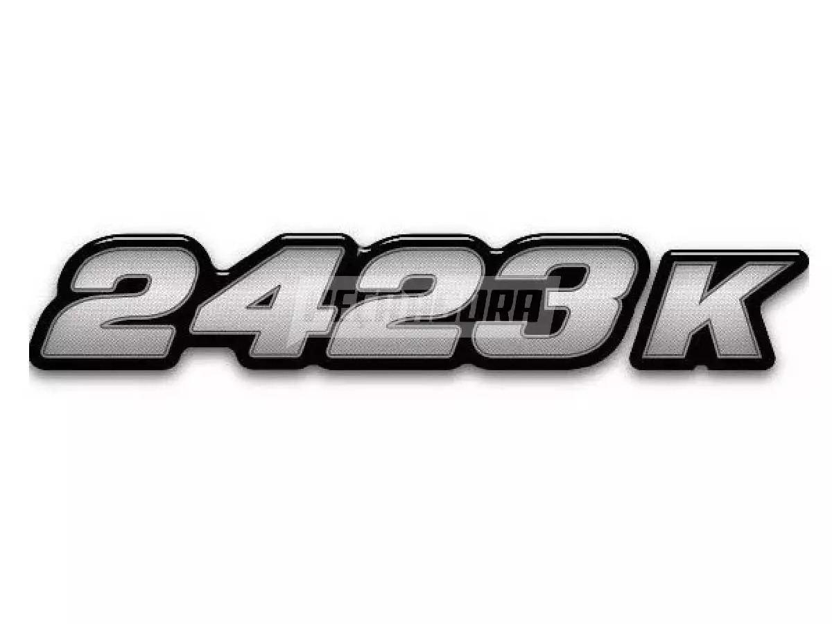 EMBLEMA ''2423K'' MB MERCEDES BENZ 28,3x4,7 CM (6938175715.)
