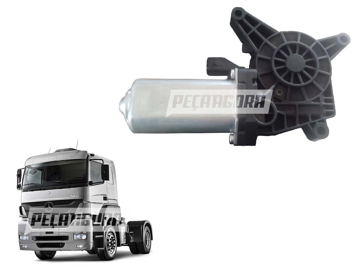 MOTOR MAQUINA VIDRO ESQ MB AXOR ACTROS ESQUERDO COM 2 PINOS (0008204908-00082028