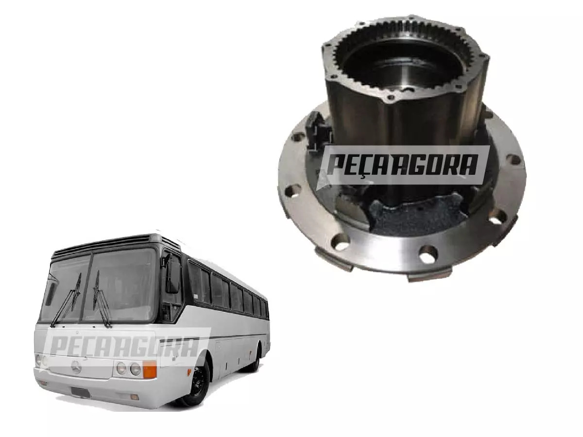 CUBO DE RODA TRASEIRO 370 371 RDS MB MERCEDES BENZ O400 (3453567001)